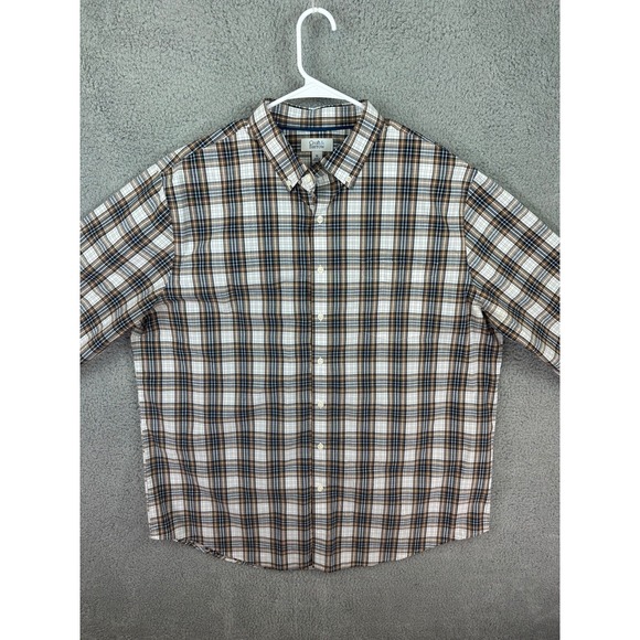croft & barrow Other - Croft Barrow Shirt Mens XL Plaid Non-Iron Classic Fit Button Down Preppy